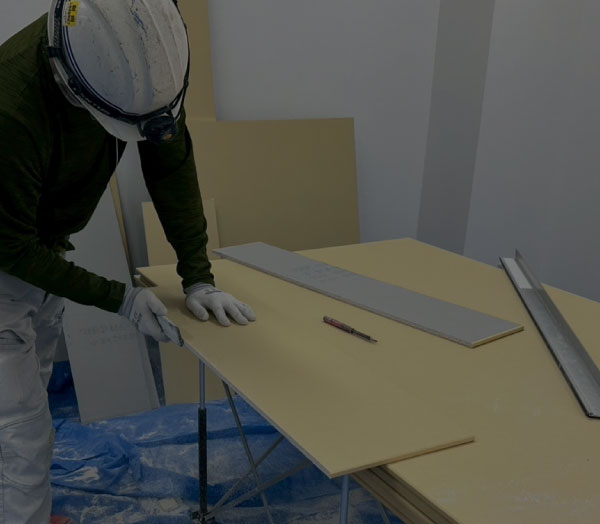 ボード工事作業写真